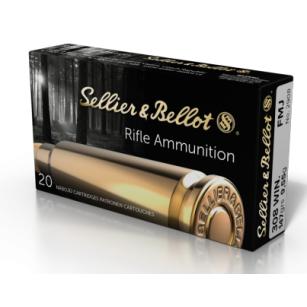 308 Winchester, FMJ 9,55g, Sellier&Bellot