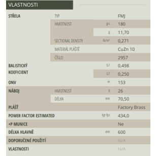 308 Winchester, FMJ 11,7g, Sellier&Bellot