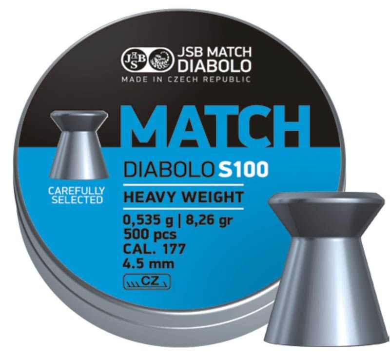 4,5mm Diabolo MATCH S100, 0,535g, JSB