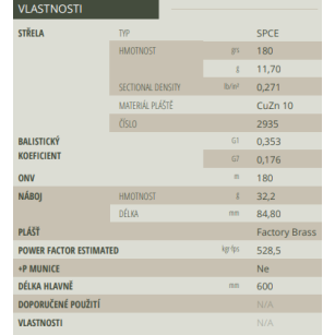 300 Winchester Magnum, SPCE 11,7g, Sellier&Bellot