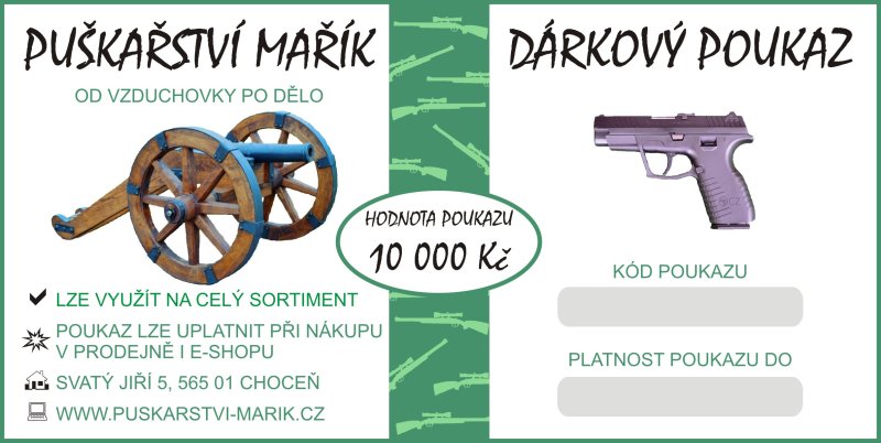 Dárkový poukaz 10 000 kč