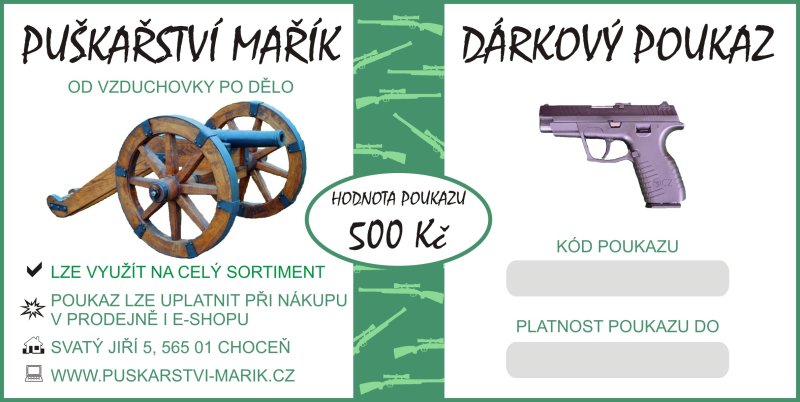 Dárkový poukaz 500 kč