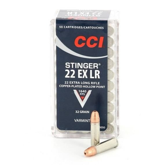 22 LR STINGER CP-HP, 2,07g, 32gr, CCI