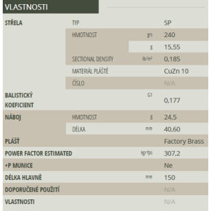 44 Remington Magnum, SP 15,55g, Sellier&Bellot