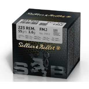 223 Remington, FMJ 3,6g, Sellier&Bellot