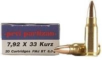 7,92x33 Kurz, FMJ 8g, PPU