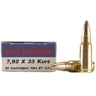 7,92x33 Kurz, FMJ 8g, PPU